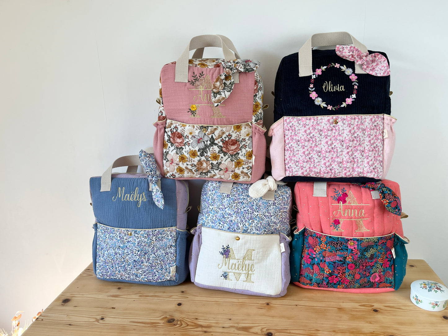 The Ombeline children's backpack is 100% customizable.