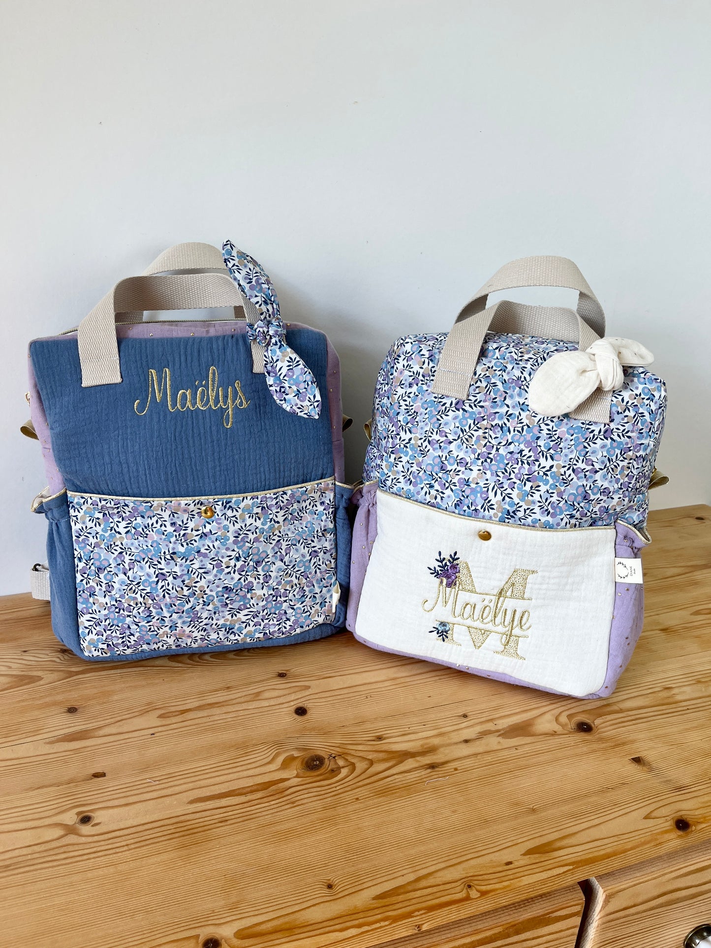 The Ombeline children's backpack is 100% customizable.