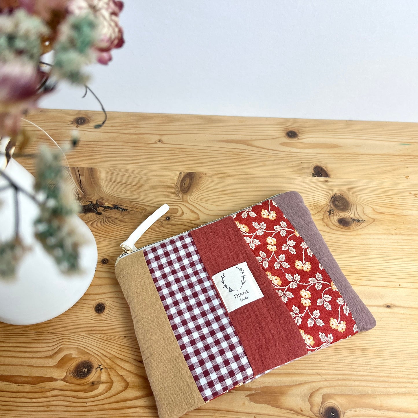 NEW! The autumn patchwork pouch