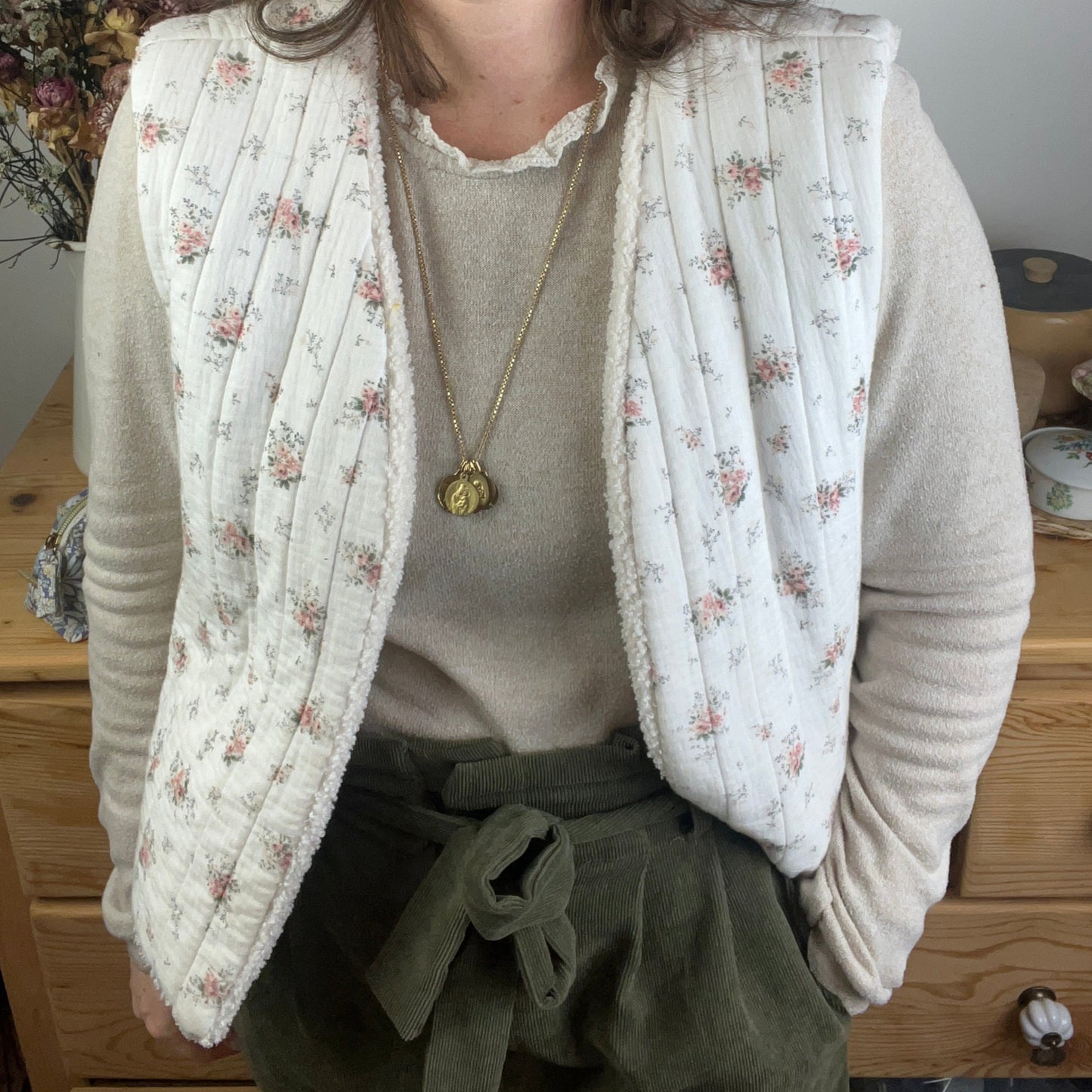 The Albane adult vest is 100% customizable