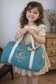 Louison the children's duffel bag with initial lace