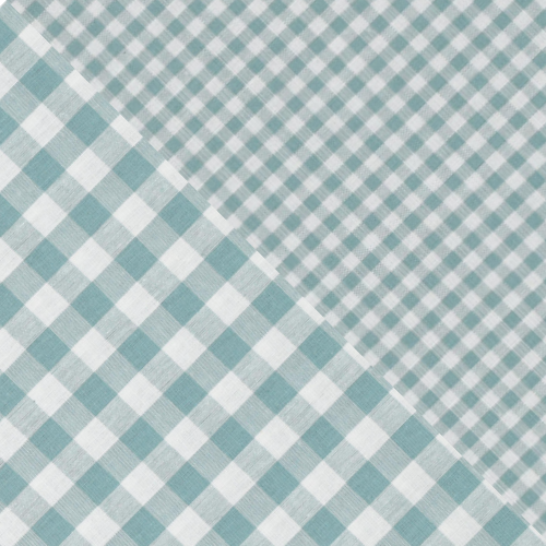 Sage green gingham small checks