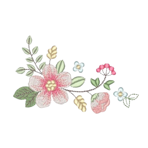Motif floral Jocelyne