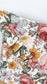 Charlotte double gauze clutch bag, English garden