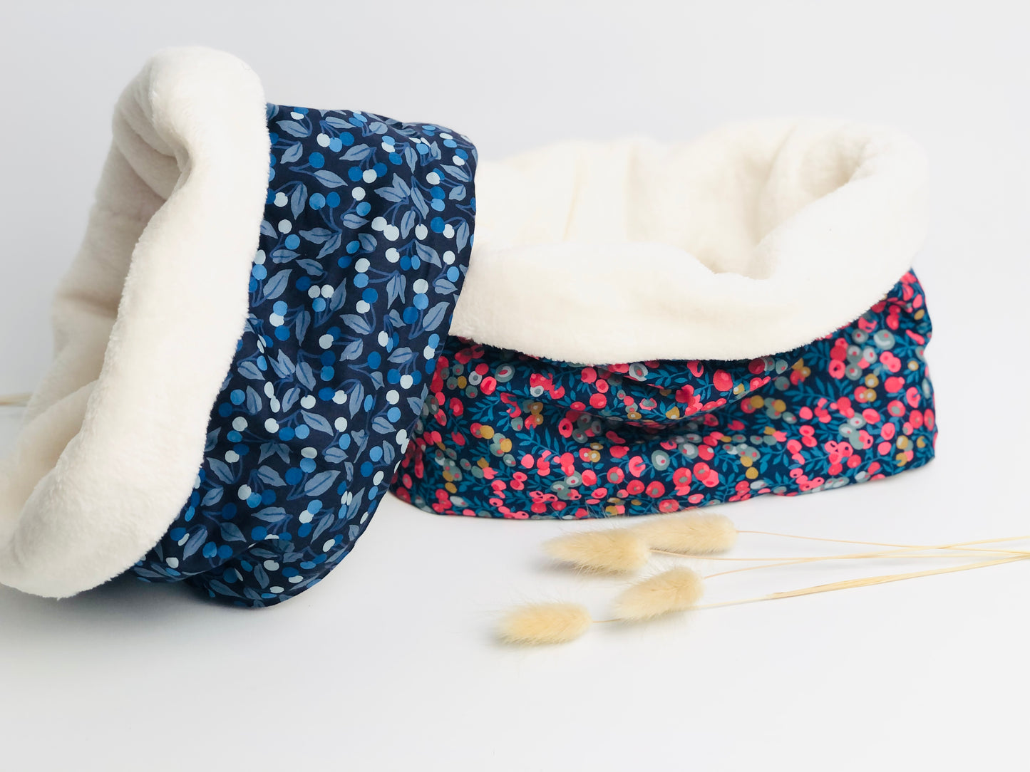 Le tour de cou en tissu doudou personnalisable