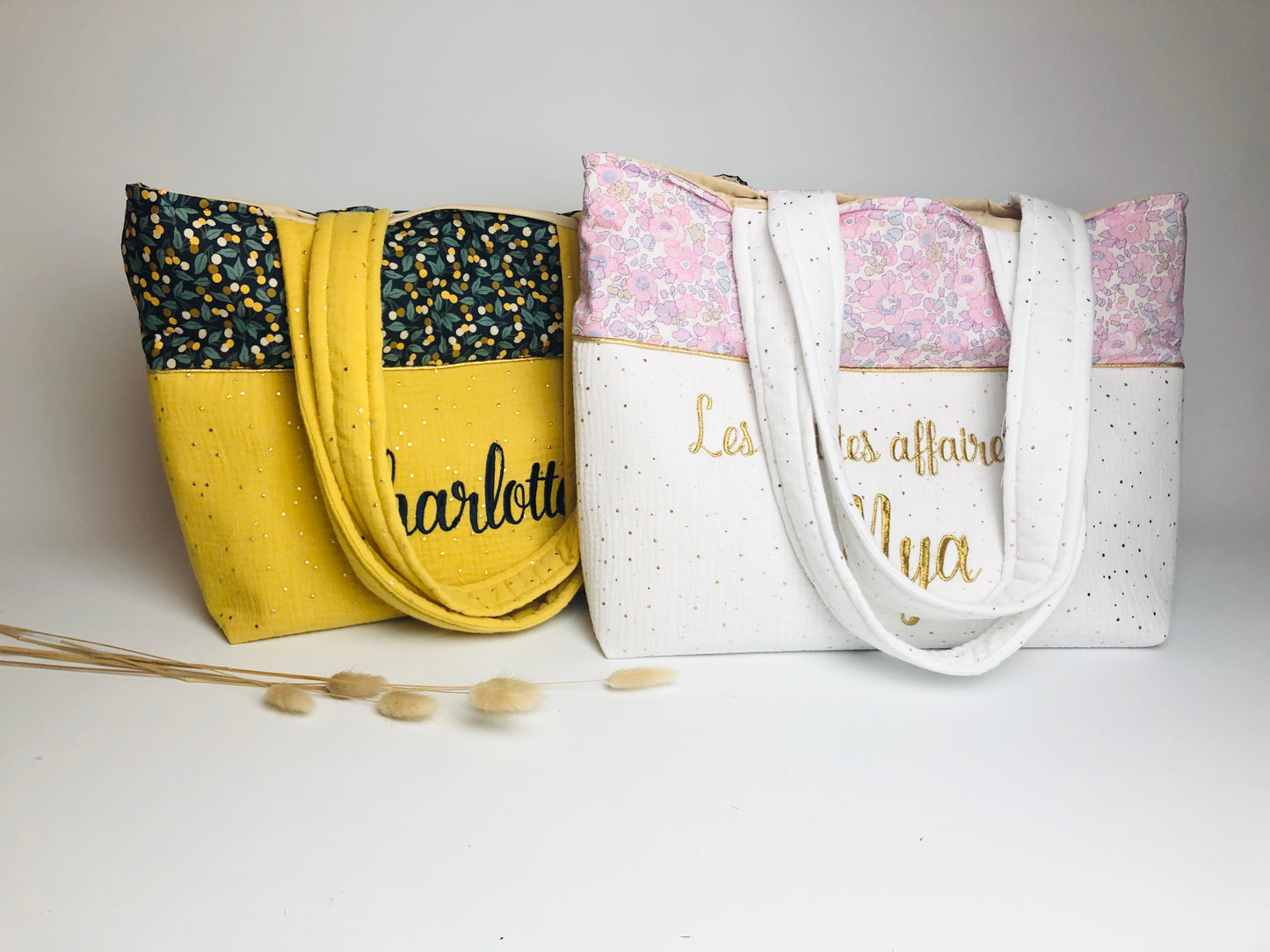 The large Adelaide tote bag is 100% customizable.