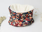 Le tour de cou en tissu doudou personnalisable