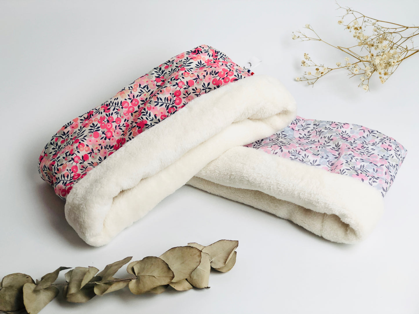 Le tour de cou en tissu doudou personnalisable