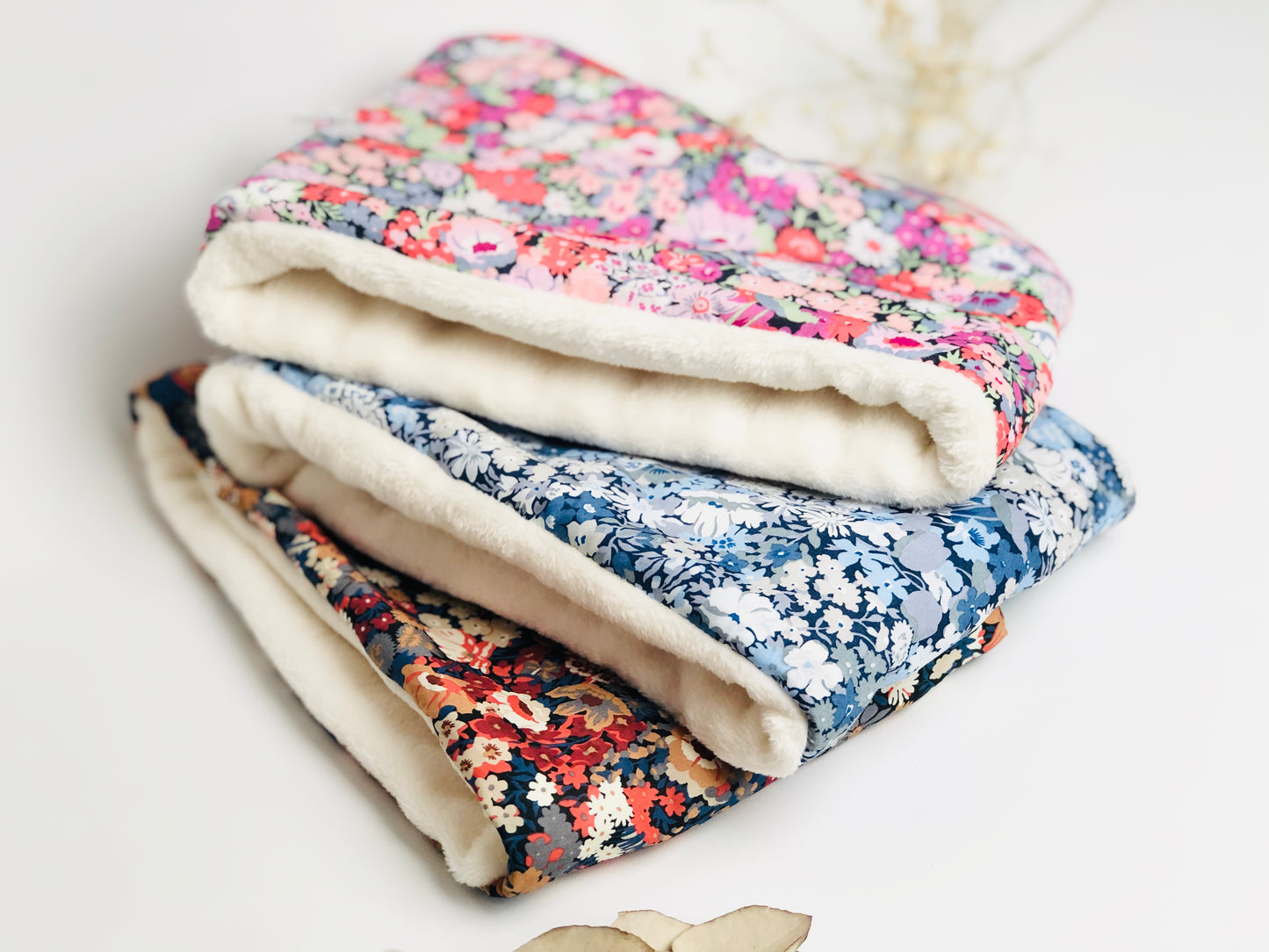 Le tour de cou en tissu doudou personnalisable