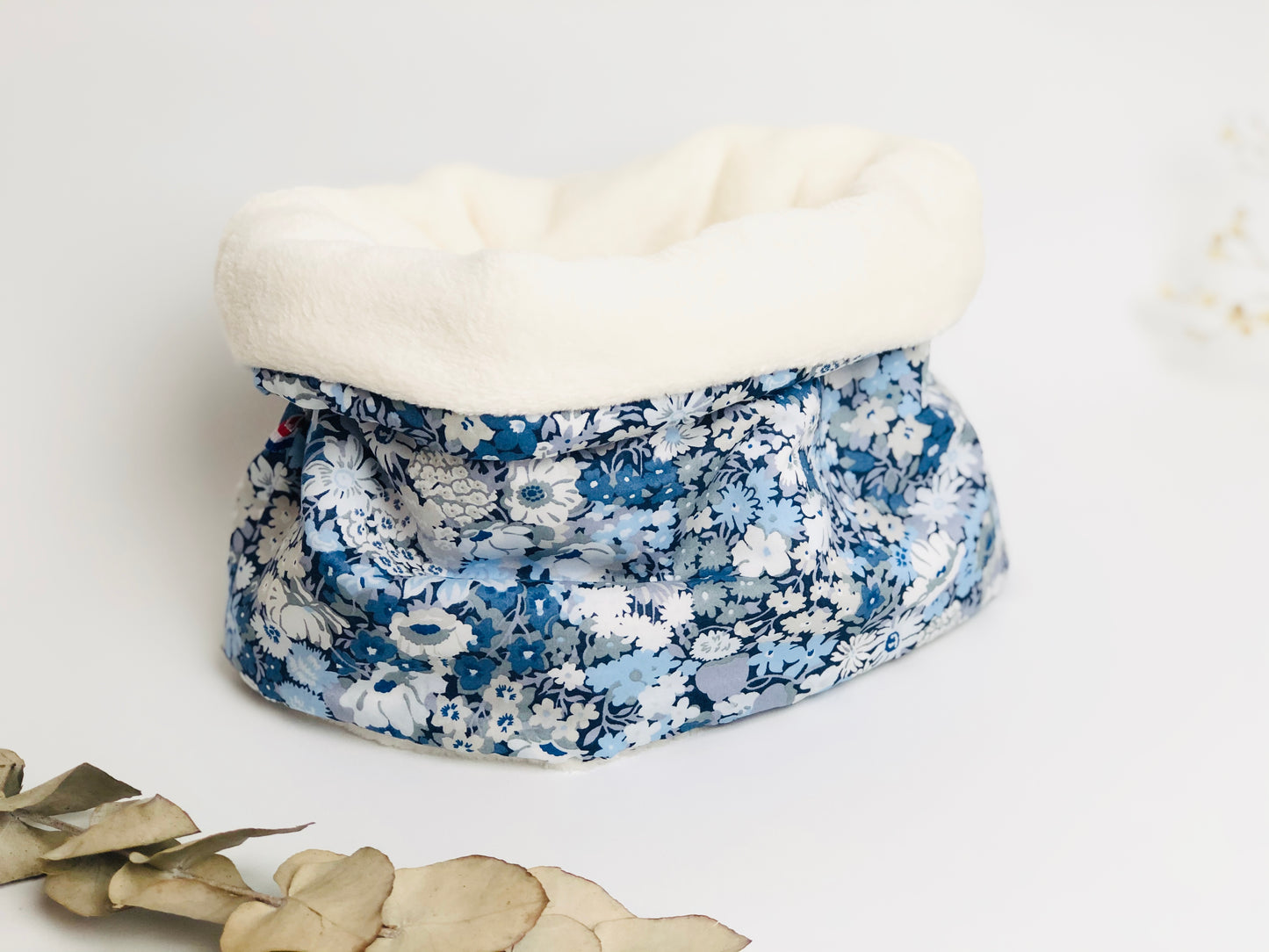 Le tour de cou en tissu doudou personnalisable