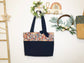 The large Adelaide tote bag is 100% customizable.