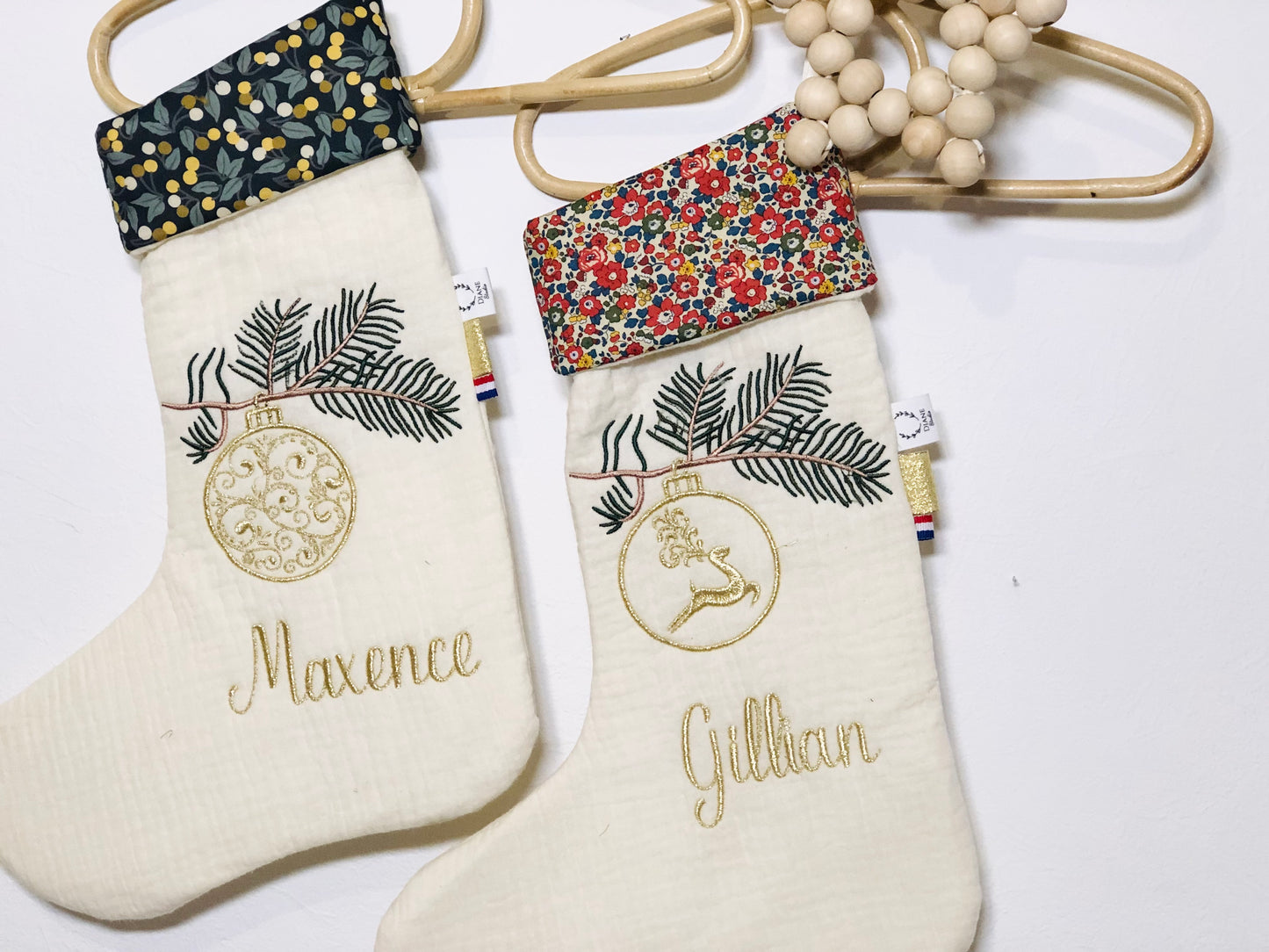 100% customizable Liberty of London Christmas stockings