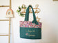 The large Adelaide tote bag is 100% customizable.