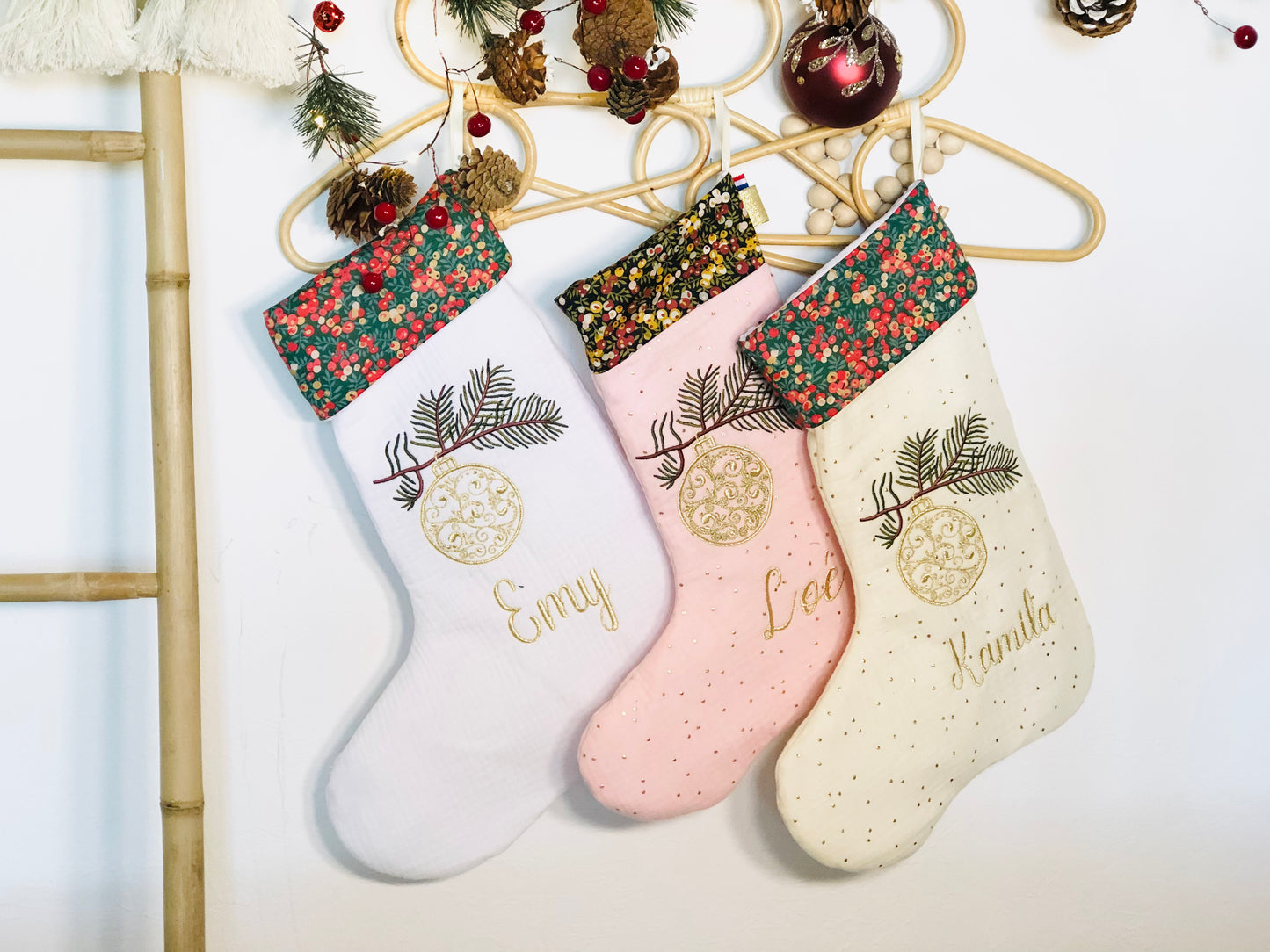 100% customizable Liberty of London Christmas stockings