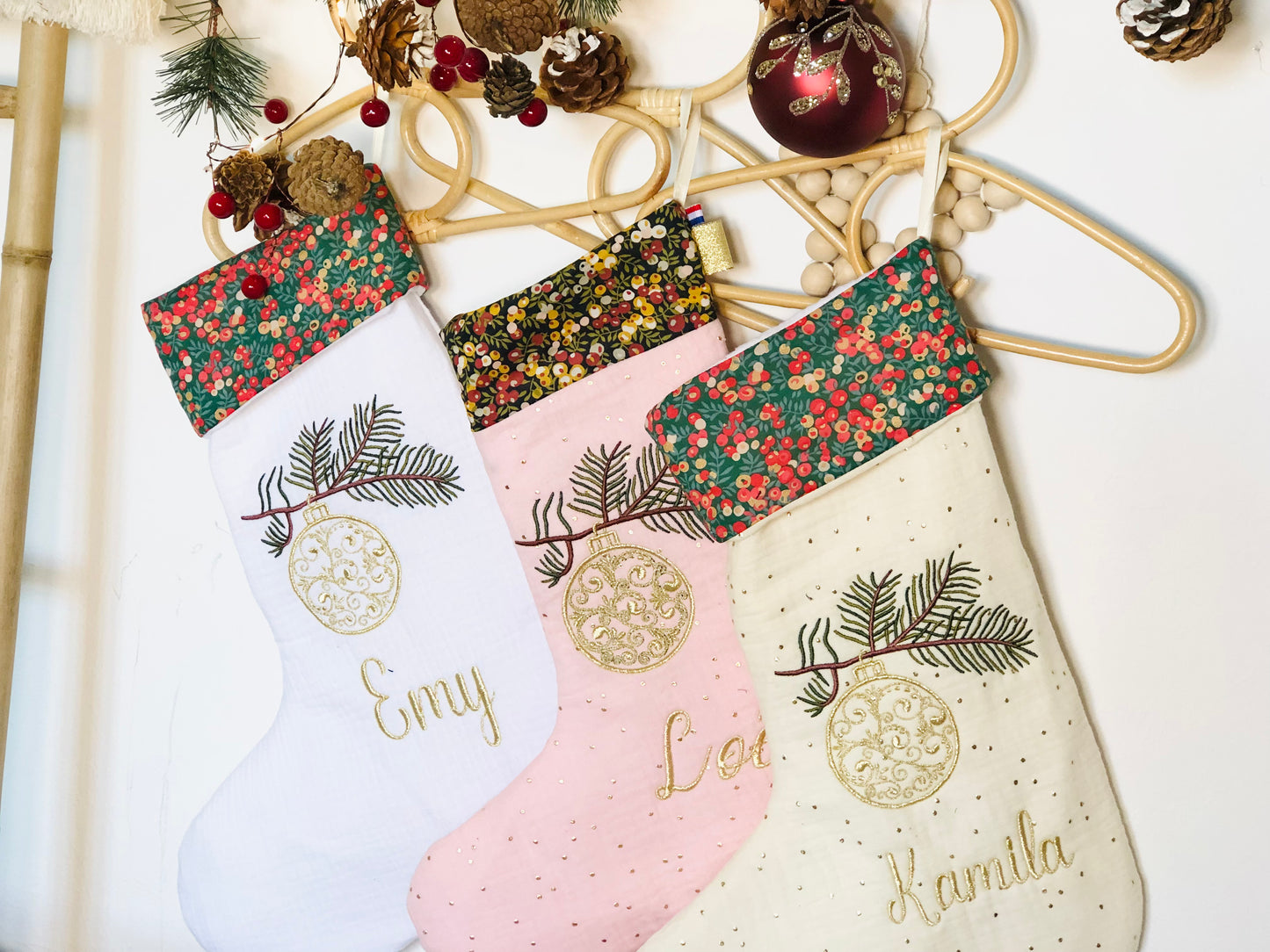 100% customizable Liberty of London Christmas stockings