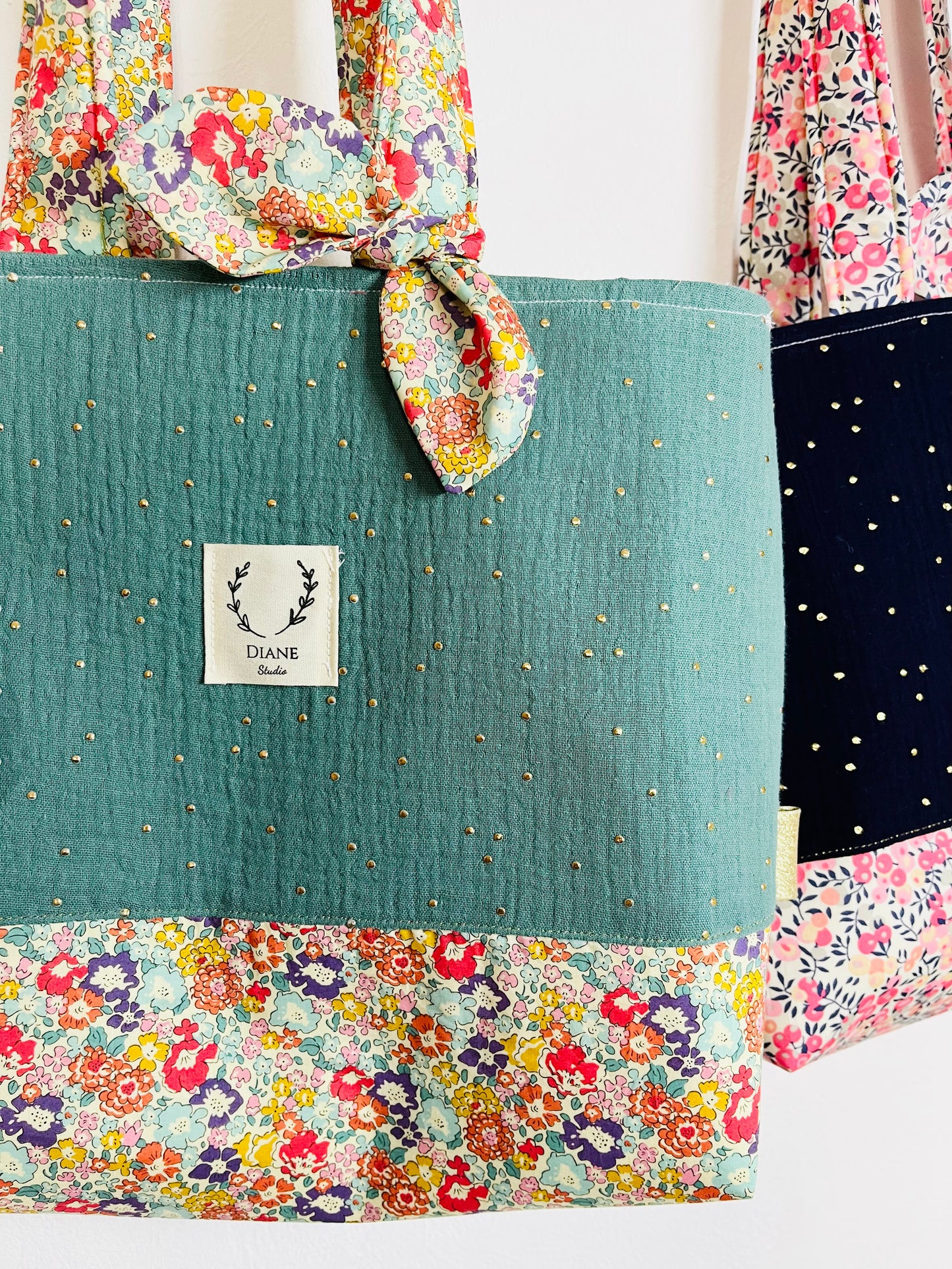 The small Adelaide tote bag is 100% customizable.