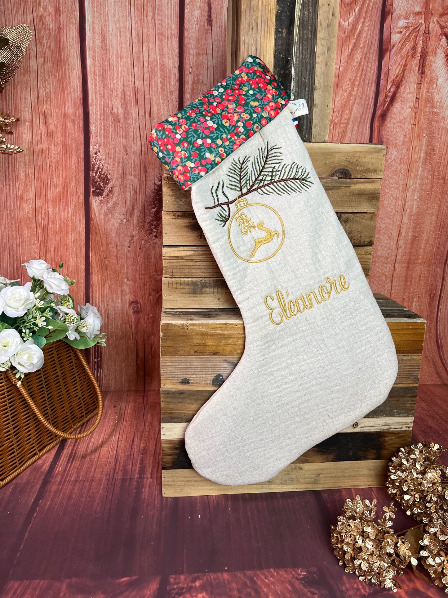 100% customizable Liberty of London Christmas stockings