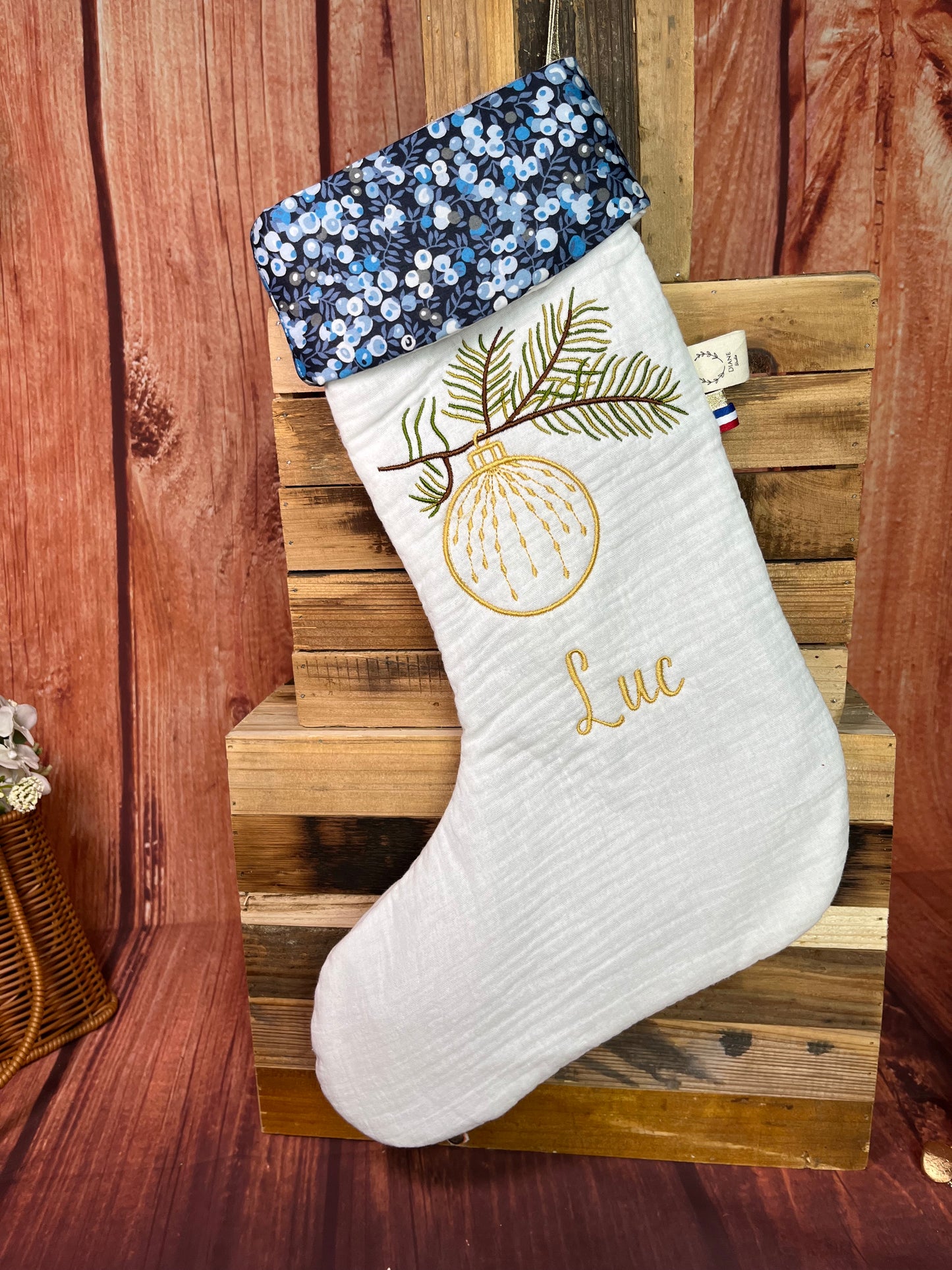 100% customizable Liberty of London Christmas stockings