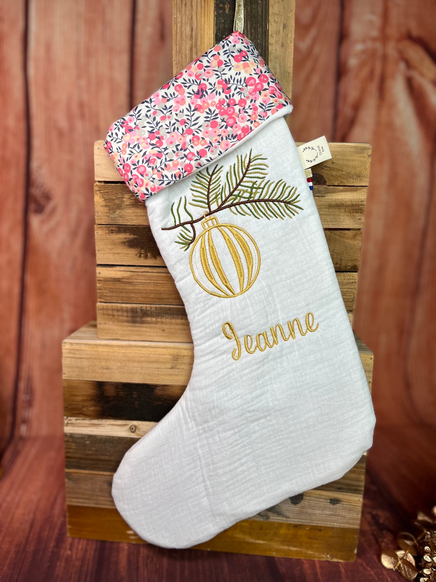 100% customizable Liberty of London Christmas stockings