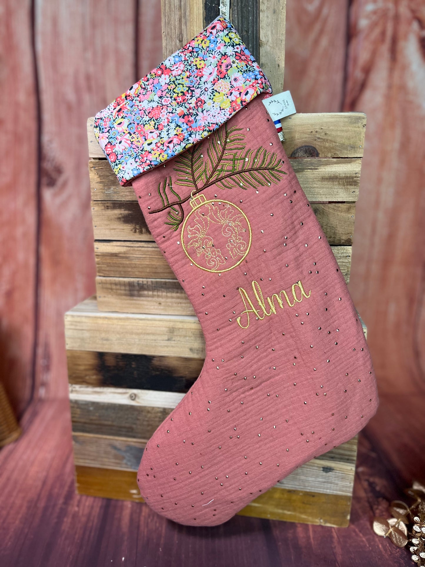 100% customizable Liberty of London Christmas stockings